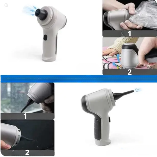 Aspirator Portabil Fără Fir pentru Mașină – Puternic, Ușor & Reîncărcabil USB