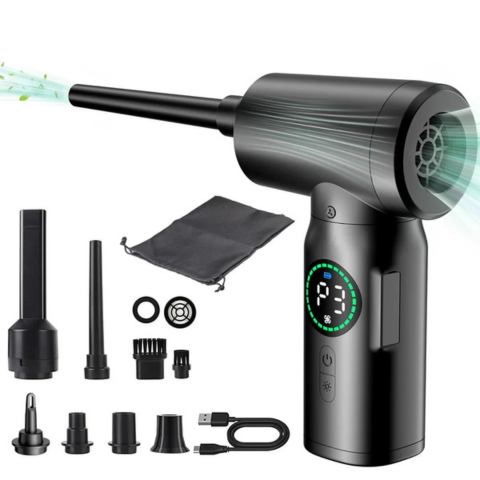 Aspirapolvere Soffiatore 2-In-1 – Compatto e Ultra Potente