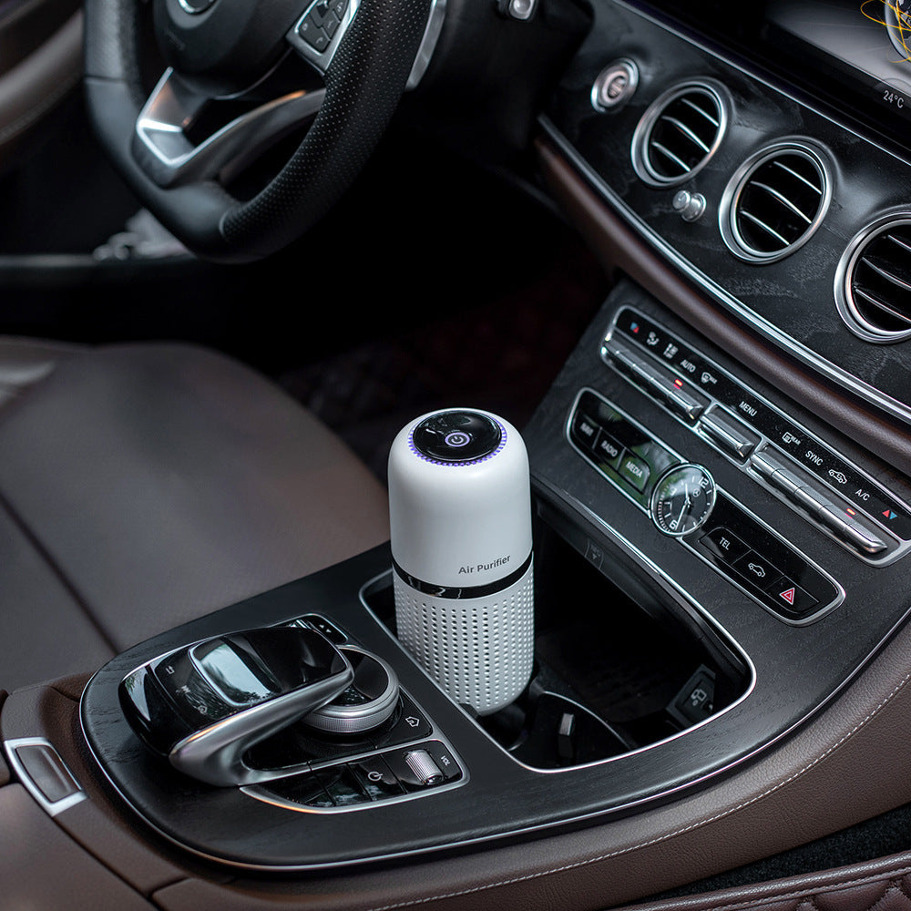 Draagbare Luchtreiniger voor Auto – Stille Ionisator & Oplaadbaar via USB