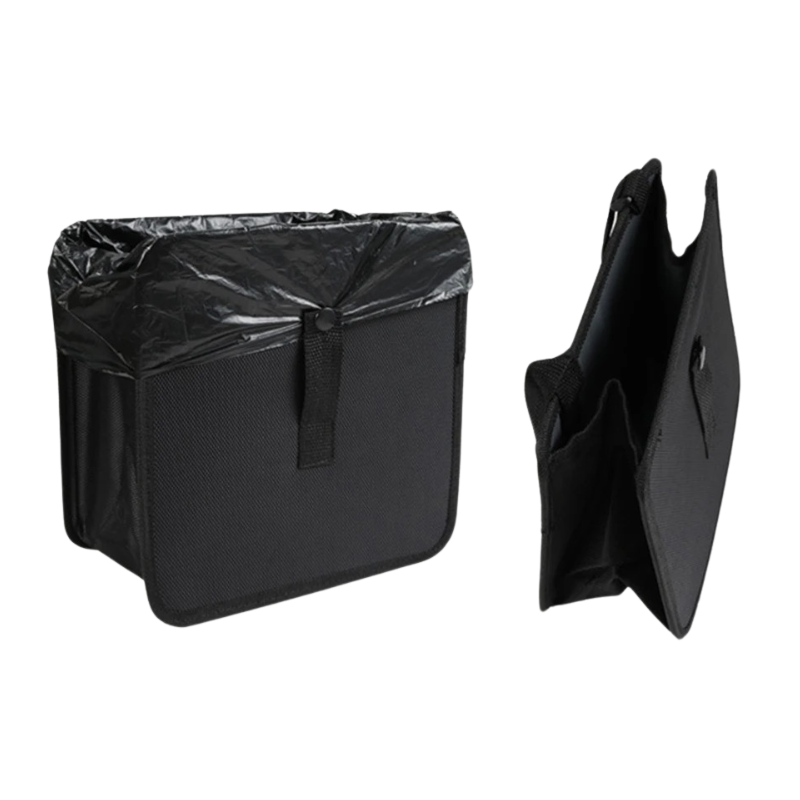 Cubo de basura para coche multifuncional – Limpieza y practicidad a bordo