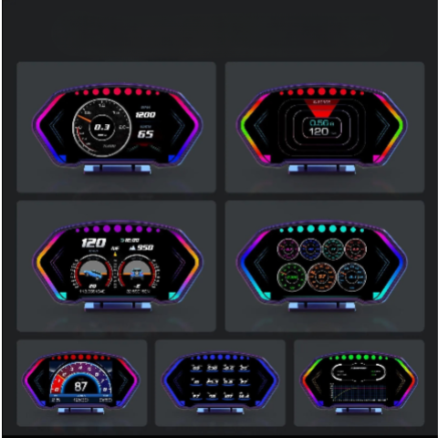 Digitaler Fahranzeiger – Geschwindigkeit und Informationen auf einen Blick