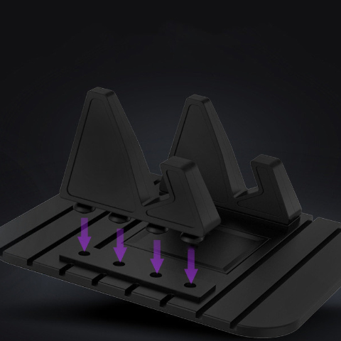 Antiskid støtte til telefon – perfekt fastgørelse på instrumentbrættet