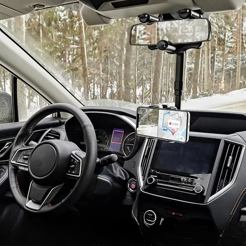 Ondersteuning Telefoon Auto – Bevestiging Op Achteruitkijkspiegel