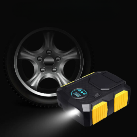 Přenosný 12V vzduchový kompresor – Rychlé a bez námahy nafukování