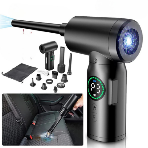 Aspirapolvere Soffiatore 2-In-1 – Compatto e Ultra Potente