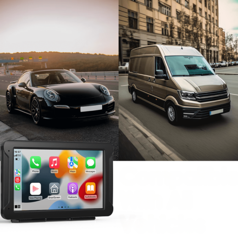 Multifunctioneel Multimedia Systeem Voor Auto — GPS, Muziek & Achteruitrijcamera