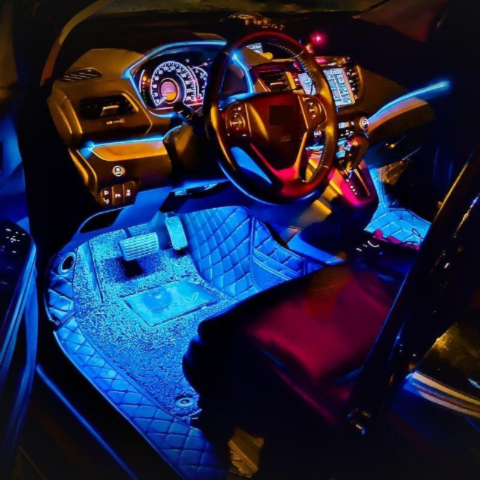 Strisce LED interne per auto – Controllo remoto e installazione facile
