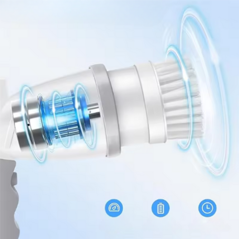 Elektrisk Rengøringsbørste — Genopladelig og Multifunktionel