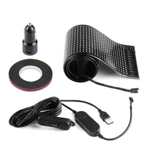 LED-näyttöauto – Mukautetut tekstit ja kuviot