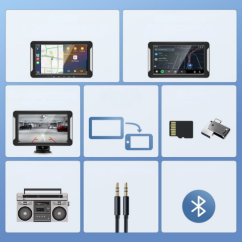 Multimedia Auto Scherm – Eenvoudige Installatie En Volledige Functies