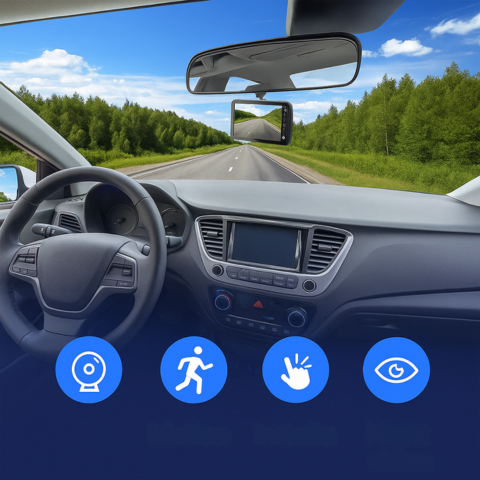 Dashcam Anteriore e Posteriore — Registrazioni Chiare e Precise