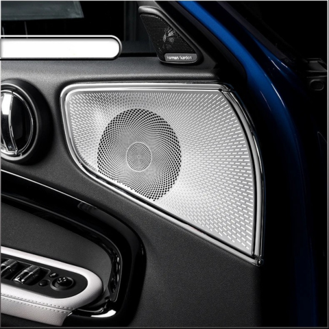 Abdeckungen für die Vorder- und Hintertür-Lautsprecher für Mini Cooper — Eleganter Schutz und Design