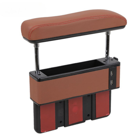 Univerzální opěrka na ruku do auta — Nastavitelný komfort s integrovaným USB portem