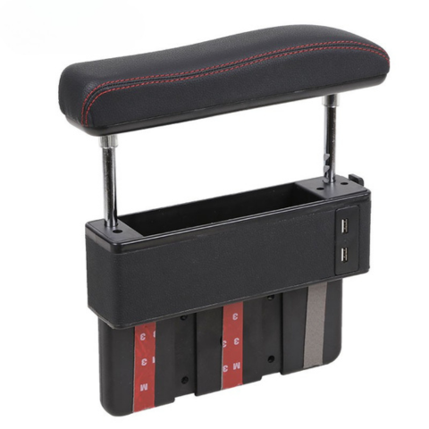 Uniwersalny Podłokietnik Samochodowy — Regulowany Komfort z Wbudowanym Portem USB