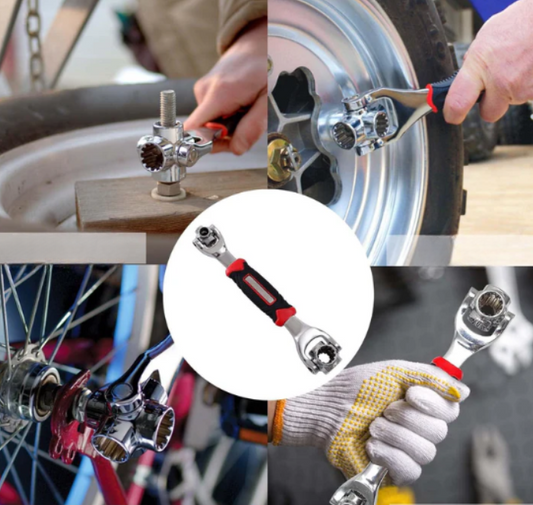 Llave Dinamométrica de Doble Cabeza – Ajuste Preciso y Toma Ergonómica