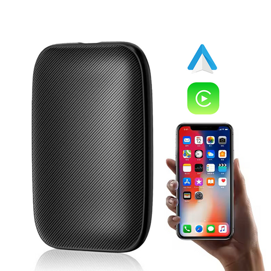 Langattoman CarPlay- ja Android Auto -kotelon avulla voit liittää älypuhelimesi helposti