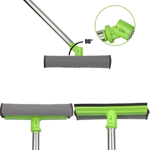 Multifunctionele Auto Was Kit — Verstelbare Handgreep & Zachte Doek