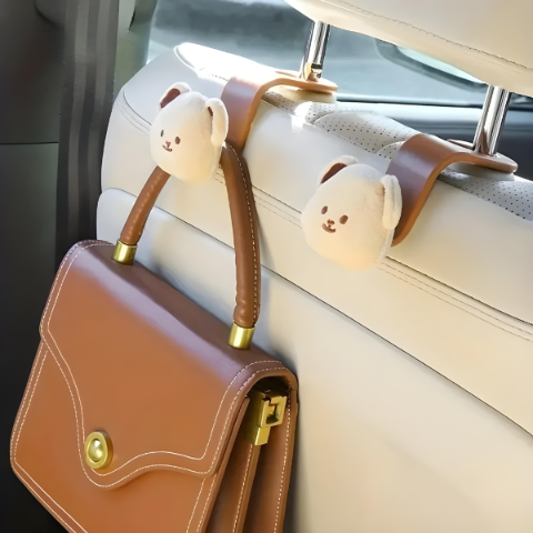 Crochet medvídek na auto – Praktické úložiště