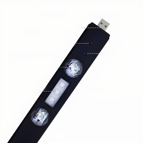 Lumière LED Auto Sans Fil – Intérieur Voiture Stylé