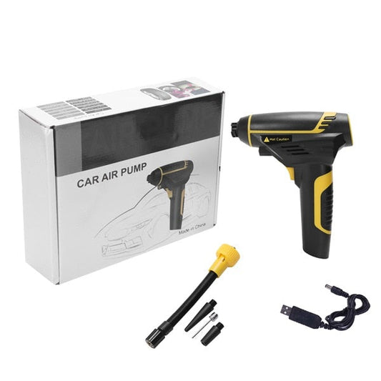 Compresseur D’Air Portable 120W — Idéal Pour Voiture, Moto Et Vélo