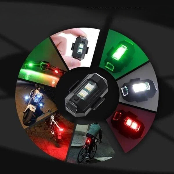 LED-lampor Anti-Kollisions För Motorcykel – Säkerhet Och Stil