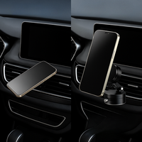 Unterstützung Telefon Auto – Rotierende und gesicherte Magnethalterung 