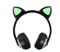 Luminous Bluetooth Cat Ears Headset - Comfortable Listening & Original Style