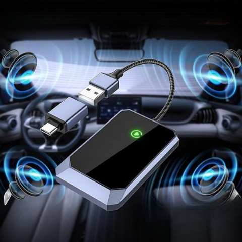 Adattatore CarPlay Wireless – Connessione Automatica e Veloce 