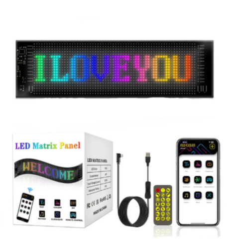 Flexibles, programmierbares LED-Band – Personalisierte Lichtnachrichten 