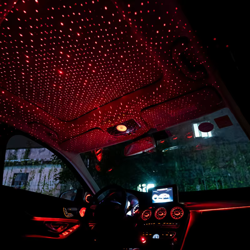 LED osvětlení Hvězdná pro střechu auta — Magická noční atmosféra 