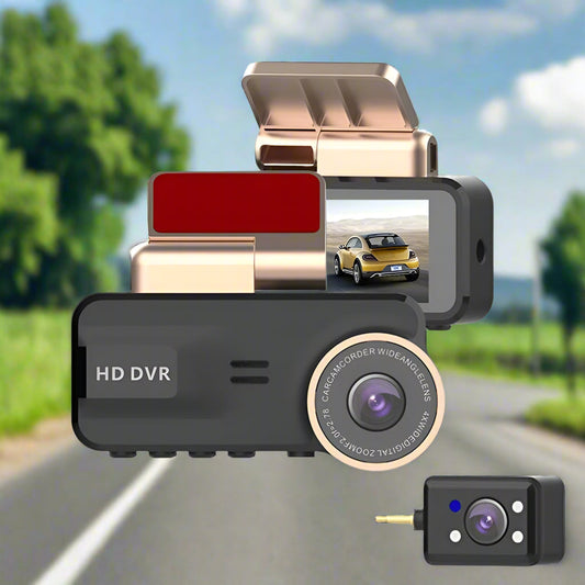 Caméra De Tableau De Bord HD 1080p Avec Vision Nocturne Et WiFi — Sécurité Et Surveillance Complètes