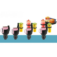 Bilkopphållare med multifunktionell bricka — Lätt att installera och universell 