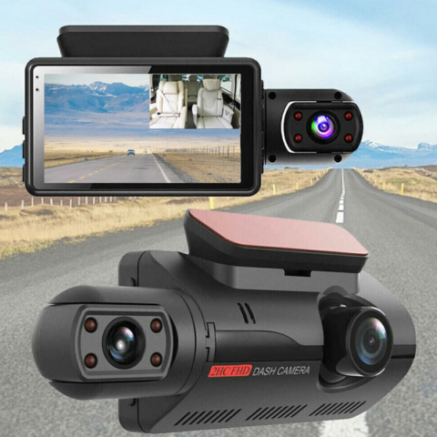 Dual Lens 1080p Dash Camera — Clear and Reliable Recordings 