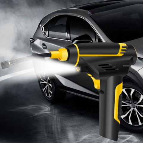 Przenośna sprężarka powietrza 120W — Szybkie pompowanie z wyświetlaczem cyfrowym 