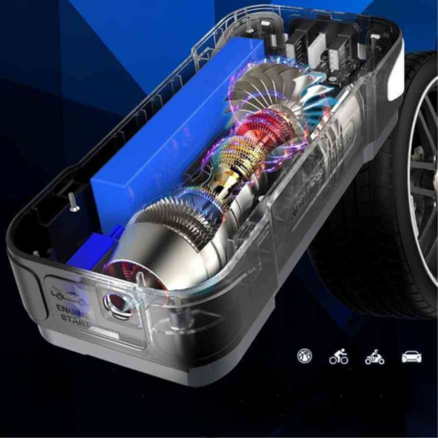 スマートカー スターター – ポータブルで多用途のバッテリー 