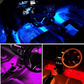 Strisce LED interne per auto – Controllo remoto e installazione facile 