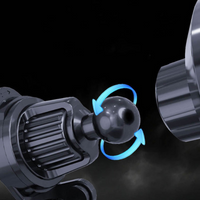 Biltelefonholder – Trådløs opladning og LED-belysning 