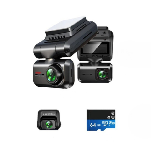 Dashcam Voiture Ultra HD — Double Et Triple Caméra De Sécurité