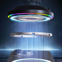 Biltelefonholder – Trådløs opladning og LED-belysning 