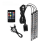 Strisce LED interne per auto – Controllo remoto e installazione facile 