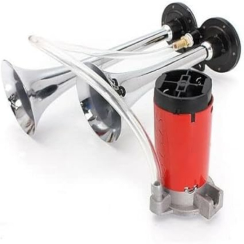 Universális Klaxon — Ideális Autóhoz, Motorkerékpárhoz És Teherautóhoz 