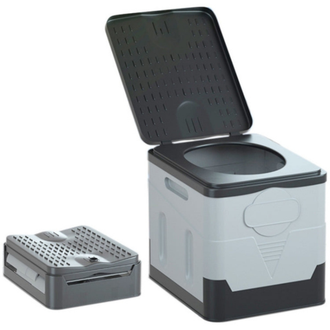 Toilette Pliante Pour Voiture Et Camping – Facile À Transporter