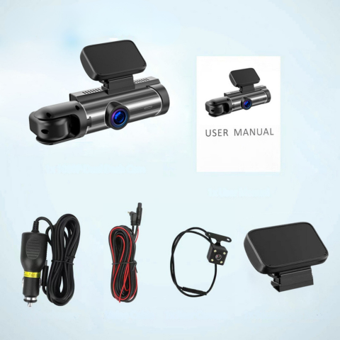 Camera da auto - Doppia camera anteriore per una sicurezza ottimale 