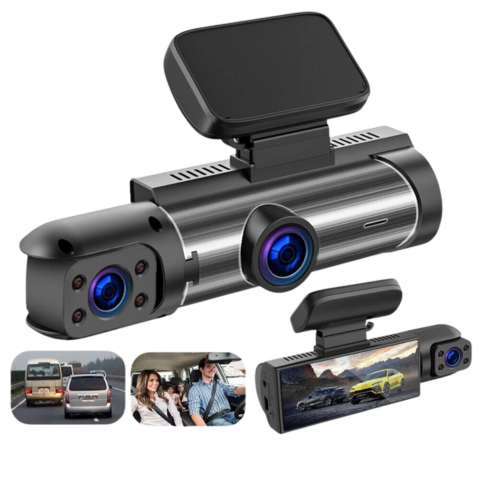 Camera da auto - Doppia camera anteriore per una sicurezza ottimale 