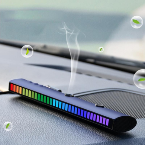 Aromadiffuser med LED-belysning og friskhet om bord 