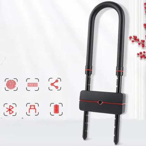 Antirrobo de Bicicleta Conectado Bluetooth y Huella 