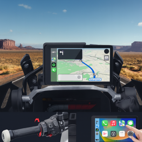 Sistem de navigație pentru motociclete — Control ușor și multifuncțional 