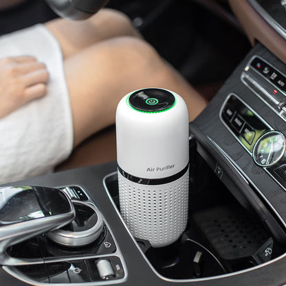 Draagbare Luchtreiniger voor Auto – Stille Ionisator & Oplaadbaar via USB 