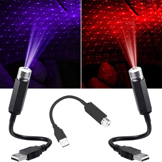 Oświetlenie LED Gwiezdne Do Dachu Samochodu — Magiczna Nocna Atmosfera 
