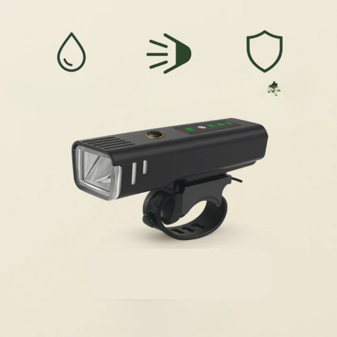 250 lumenin etupyörävalo - Parannettu näkyvyys ja yöturvallisuus